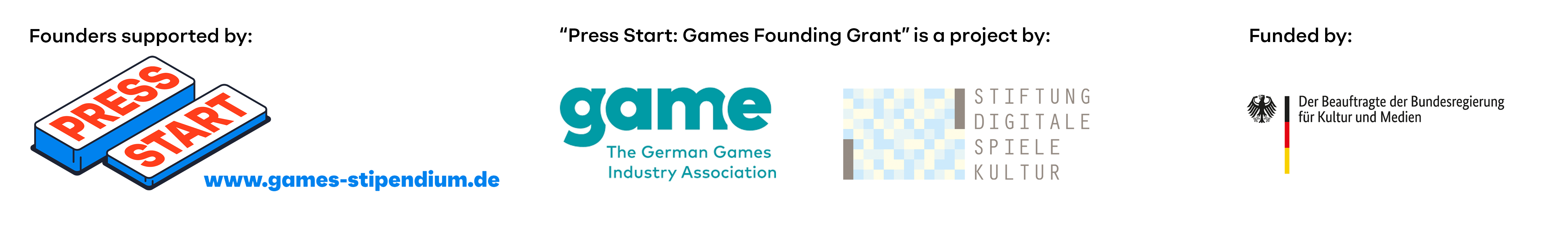 Press Start Games Founding Grant
